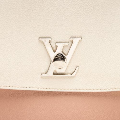 Louis Vuitton Calfskin Lockme Ever MM Top Handle