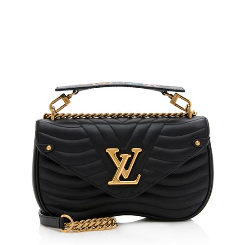 Louis Vuitton Calfskin New Wave Chain MM Shoulder Bag