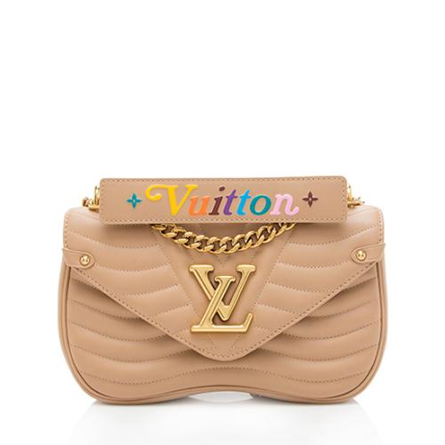 Louis Vuitton Calfskin New Wave Chain MM Shoulder Bag