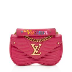 Louis Vuitton Calfskin New Wave Chain MM Shoulder Bag