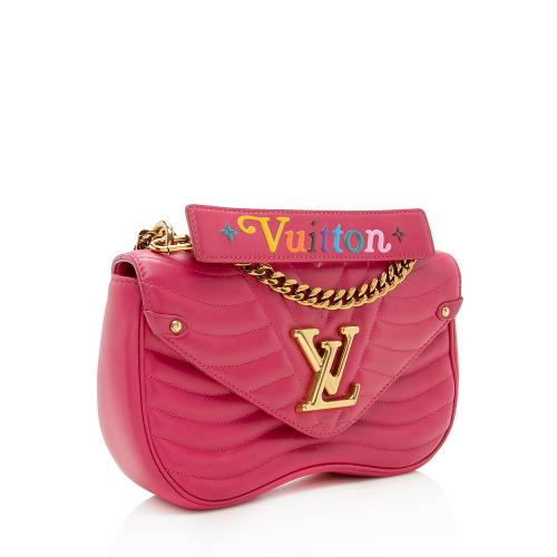 Louis Vuitton Calfskin New Wave Chain MM Shoulder Bag