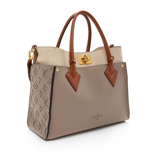 Louis Vuitton Calfskin On My Side MM Tote