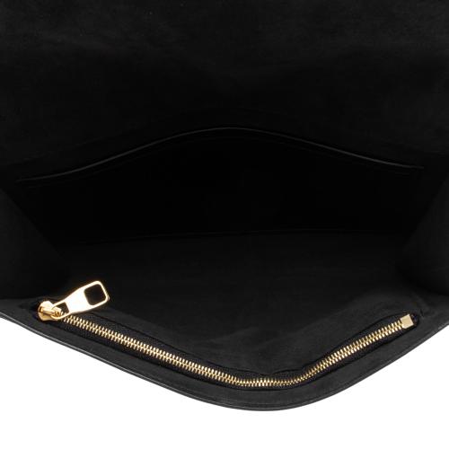 Louis Vuitton Calfskin Studded Chain Louise Shoulder Bag