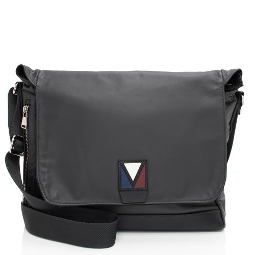 Louis Vuitton Calfskin V-Line Messenger