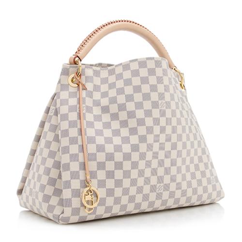 Louis Vuitton Damier Azur Artsy MM Shoulder Bag