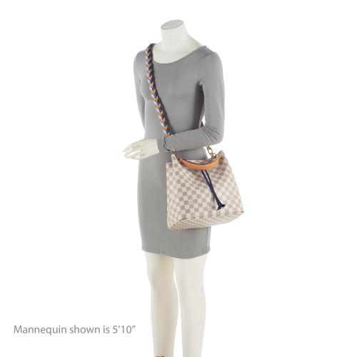 Louis Vuitton Damier Azur Braided Neonoe Shoulder Bag