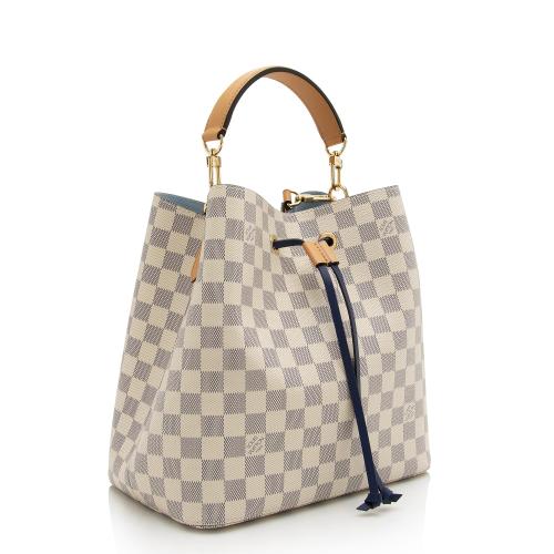 Louis Vuitton Damier Azur Braided Neonoe Shoulder Bag