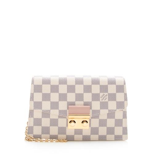 Louis Vuitton Damier Azur Croisette Chain Wallet