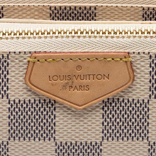 Louis Vuitton Damier Azur Double Zip Pochette