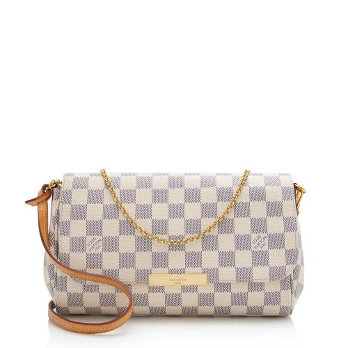 Louis Vuitton Damier Azur Favorite MM Shoulder Bag