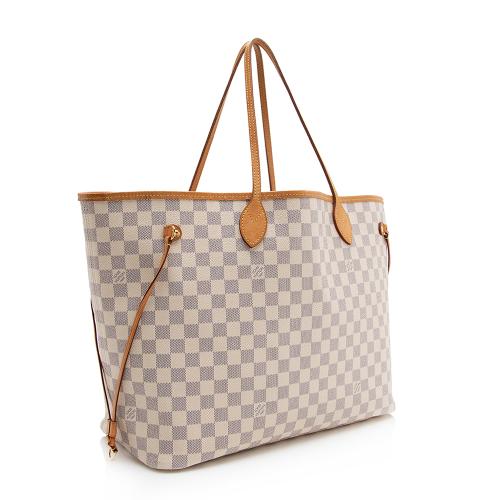 Louis Vuitton Damier Azur Neverfull GM Tote 