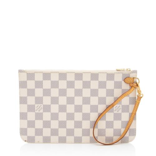 Louis Vuitton Damier Azur Neverfull MM Pochette