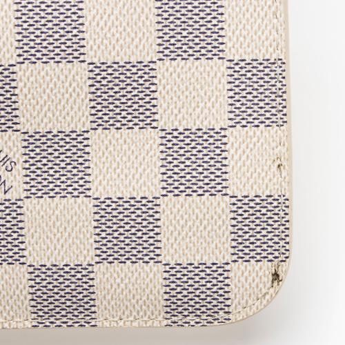 Louis Vuitton Damier Azur Neverfull MM Pochette