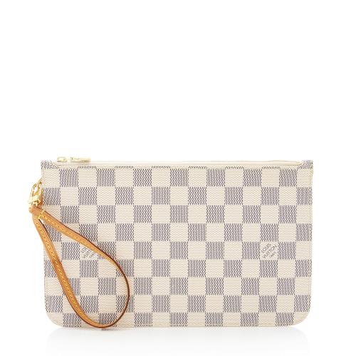 Louis Vuitton Damier Azur Neverfull MM Pochette