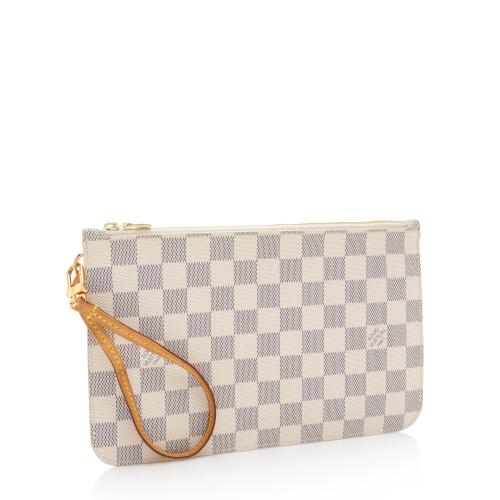 Louis Vuitton Damier Azur Neverfull MM Pochette