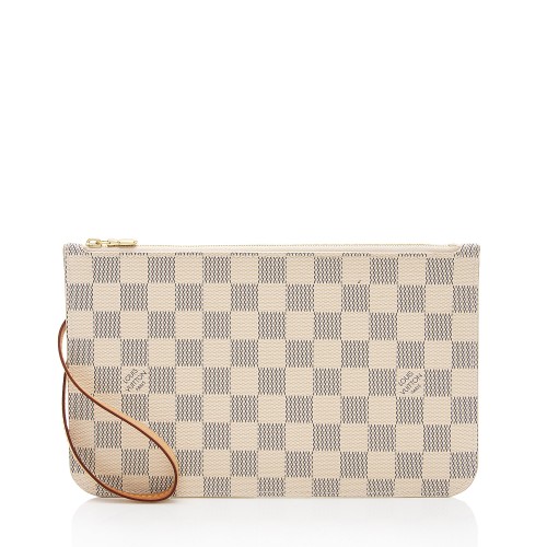 Louis Vuitton Damier Azur Neverfull MM Pochette