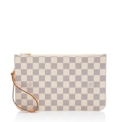 Louis Vuitton Damier Azur Neverfull MM Pochette