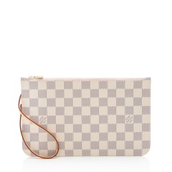 Louis Vuitton Damier Azur Neverfull MM Pochette