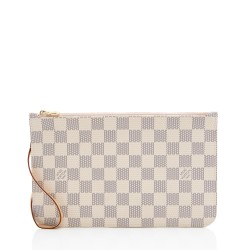 Louis Vuitton Damier Azur Neverfull MM Pochette