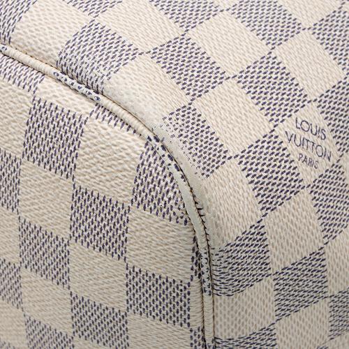 Louis Vuitton Damier Azur Neverfull MM Tote