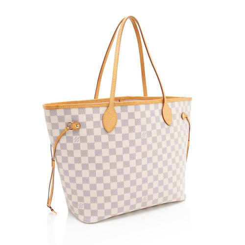 Louis Vuitton Damier Azur Neverfull MM Tote