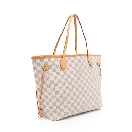 Louis Vuitton Damier Azur Neverfull MM Tote