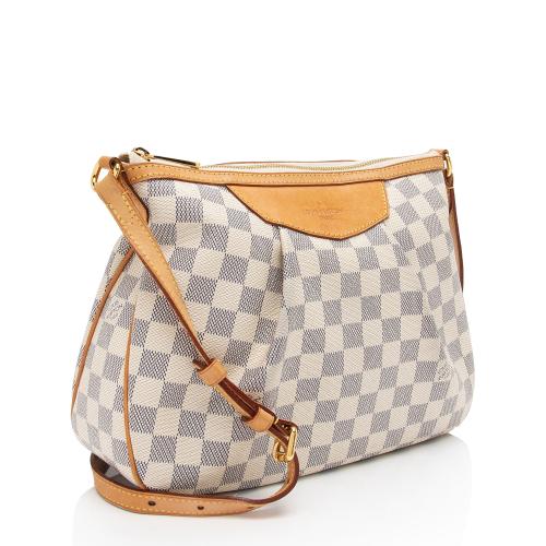 Louis Vuitton Damier Azur Siracusa PM Shoulder Bag