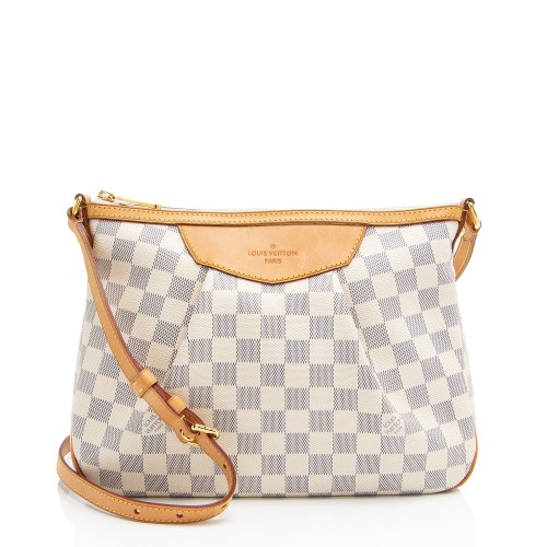 Louis Vuitton Damier Azur Siracusa PM Shoulder Bag