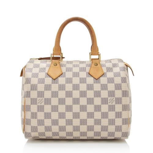 Louis Vuitton Damier Azur Speedy 25 Satchel