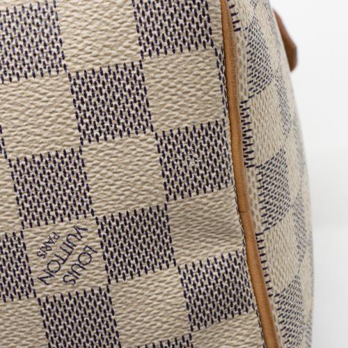 Louis Vuitton Damier Azur Speedy 25 Satchel