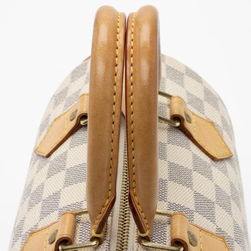 Louis Vuitton Damier Azur Speedy 25 Satchel