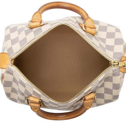 Louis Vuitton Damier Azur Speedy 25 Satchel