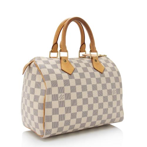 Louis Vuitton Damier Azur Speedy 25 Satchel