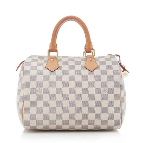 Louis Vuitton Damier Azur Speedy 25 Satchel