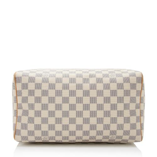 Louis Vuitton Damier Azur Speedy 30 Satchel