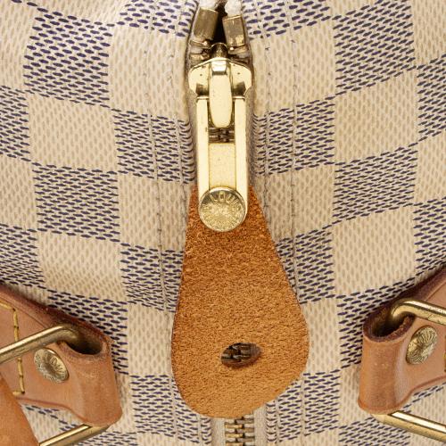 Louis Vuitton Damier Azur Speedy 30 Satchel