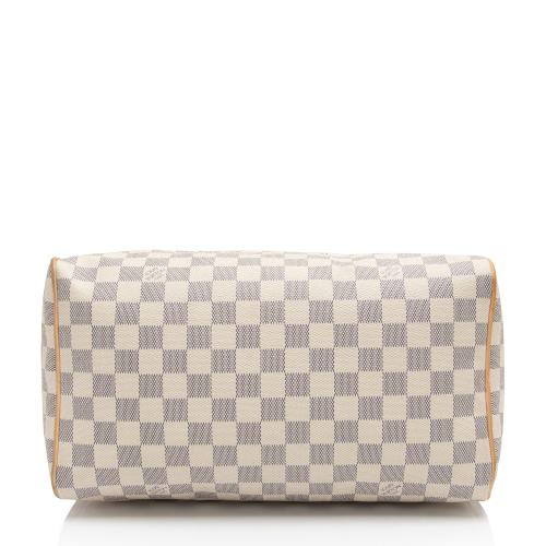 Louis Vuitton Damier Azur Speedy 30 Satchel