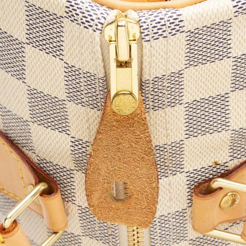 Louis Vuitton Damier Azur Speedy 30 Satchel