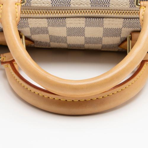 Louis Vuitton Damier Azur Speedy 30 Satchel