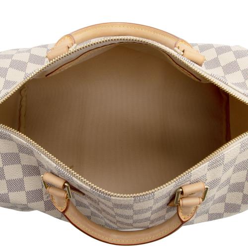 Louis Vuitton Damier Azur Speedy 30 Satchel