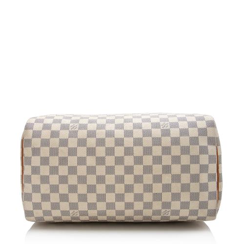 Louis Vuitton Damier Azur Speedy 35 Satchel