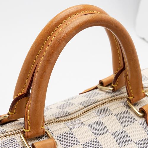 Louis Vuitton Damier Azur Speedy 35 Satchel