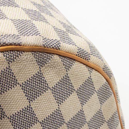 Louis Vuitton Damier Azur Speedy 35 Satchel