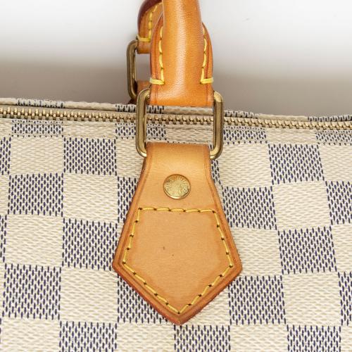 Louis Vuitton Damier Azur Speedy 35 Satchel