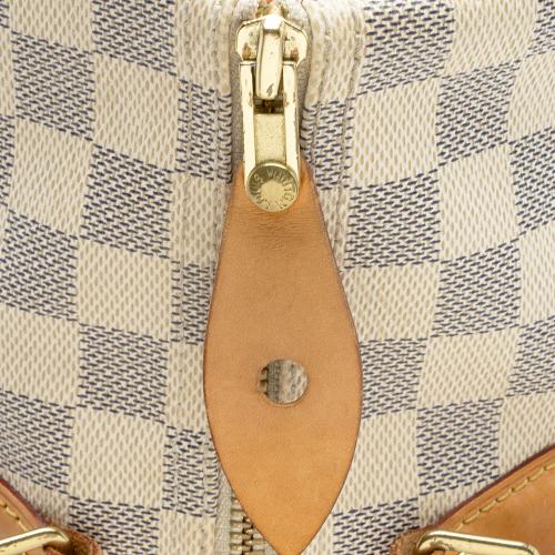 Louis Vuitton Damier Azur Speedy 35 Satchel