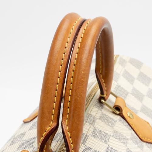 Louis Vuitton Damier Azur Speedy 35 Satchel