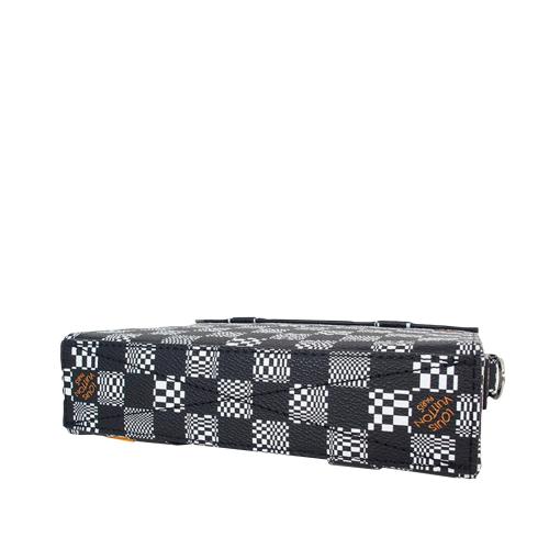 Louis Vuitton Damier Distorted Flap Soft Trunk