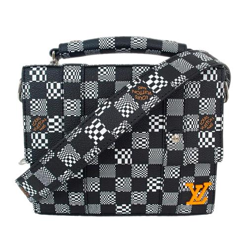 Louis Vuitton Damier Distorted Flap Soft Trunk