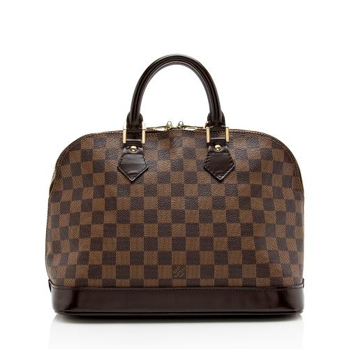 Louis Vuitton Damier Ebene Alma PM Satchel