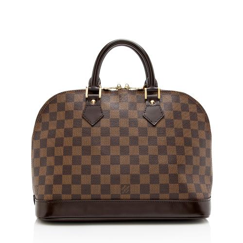 Louis Vuitton Damier Ebene Alma PM Satchel